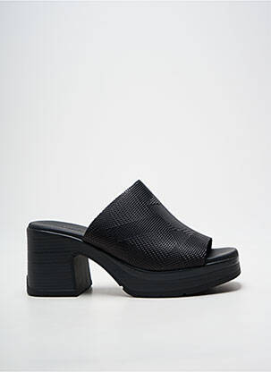 Mule/sabotai pusiau kompensuotas kulnas nuo 7 iki 9 cm juodas PAULA URBAN moteris