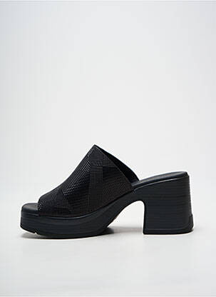 Mule/sabotai pusiau kompensuotas kulnas nuo 7 iki 9 cm juodas PAULA URBAN moteris