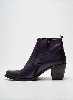 Batai/botai satino audinys kulnas nuo 4 iki 6 cm violetinis REDSKINS moteris