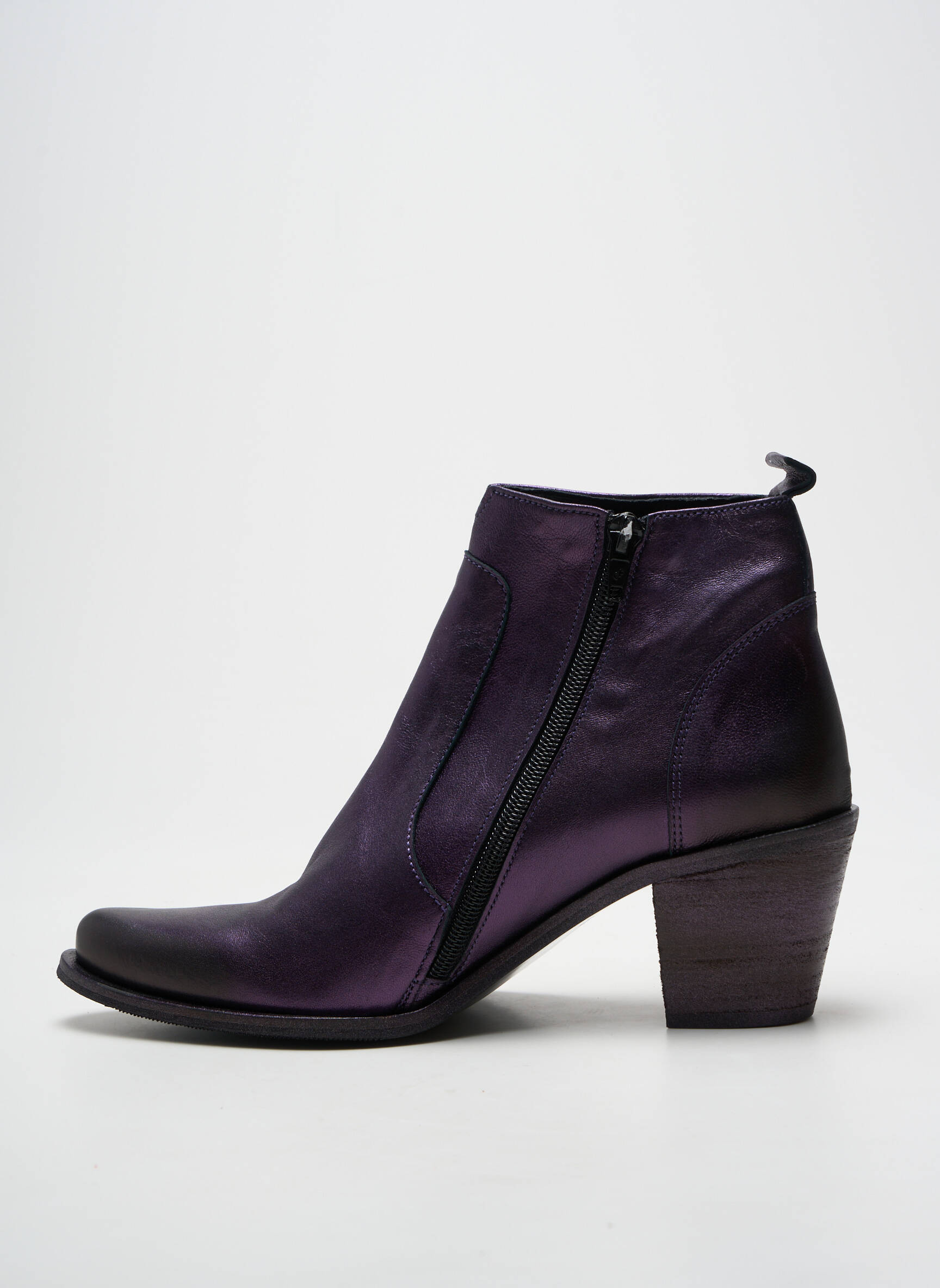 Batai/botai satino audinys kulnas nuo 4 iki 6 cm violetinis REDSKINS moteris