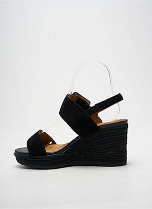 Espadrilės amortizuojančios pado tipas kulnas nuo 7 iki 9 cm juodas GEOX moteris
