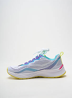 Bėgimo bateliai šnervių uždarymas apvalus mygtukas baltas SKECHERS mergina