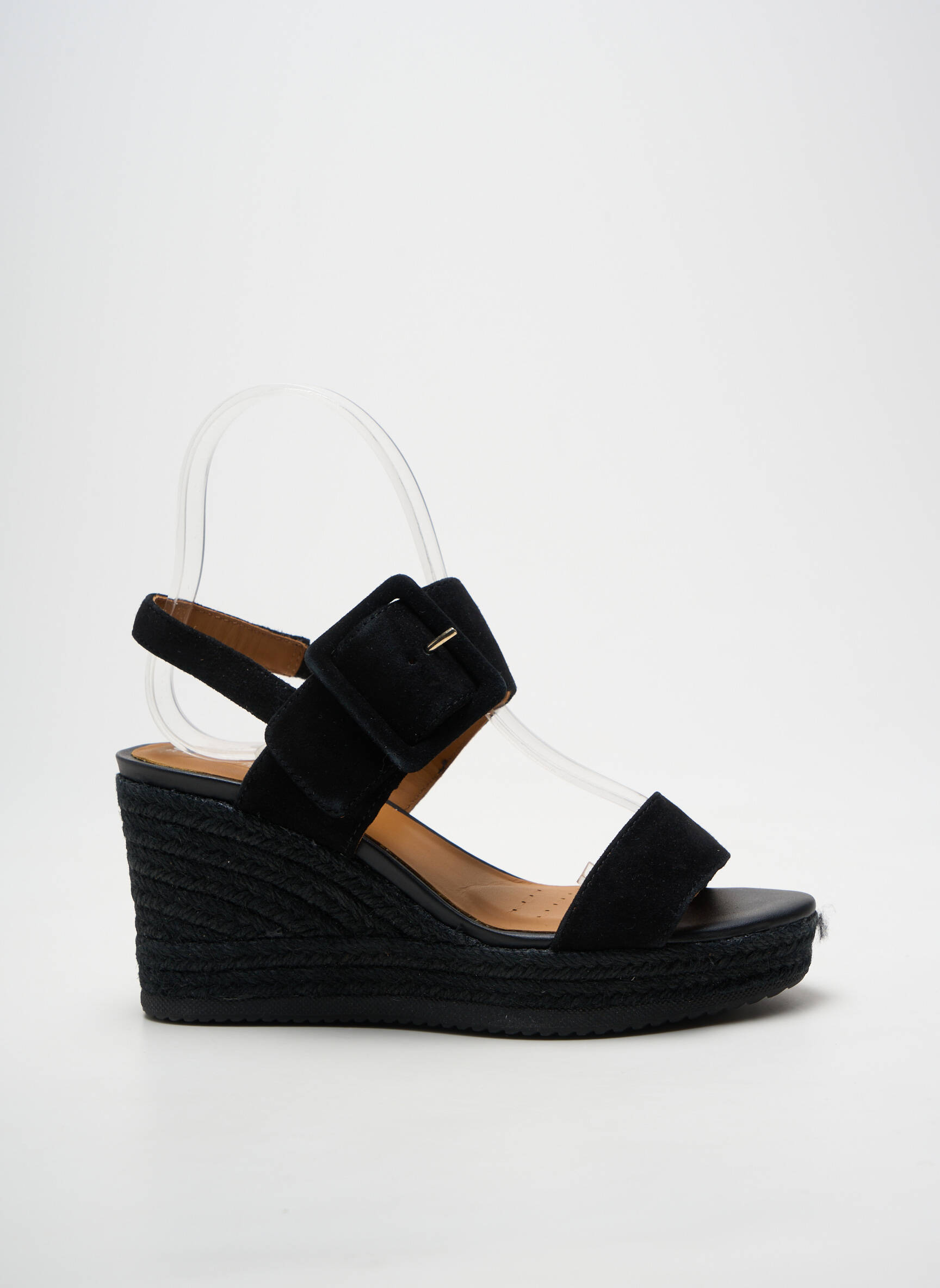 Espadrilės užsegimas kilpa(s) kulnas nuo 7 iki 9 cm juodas GEOX moteris