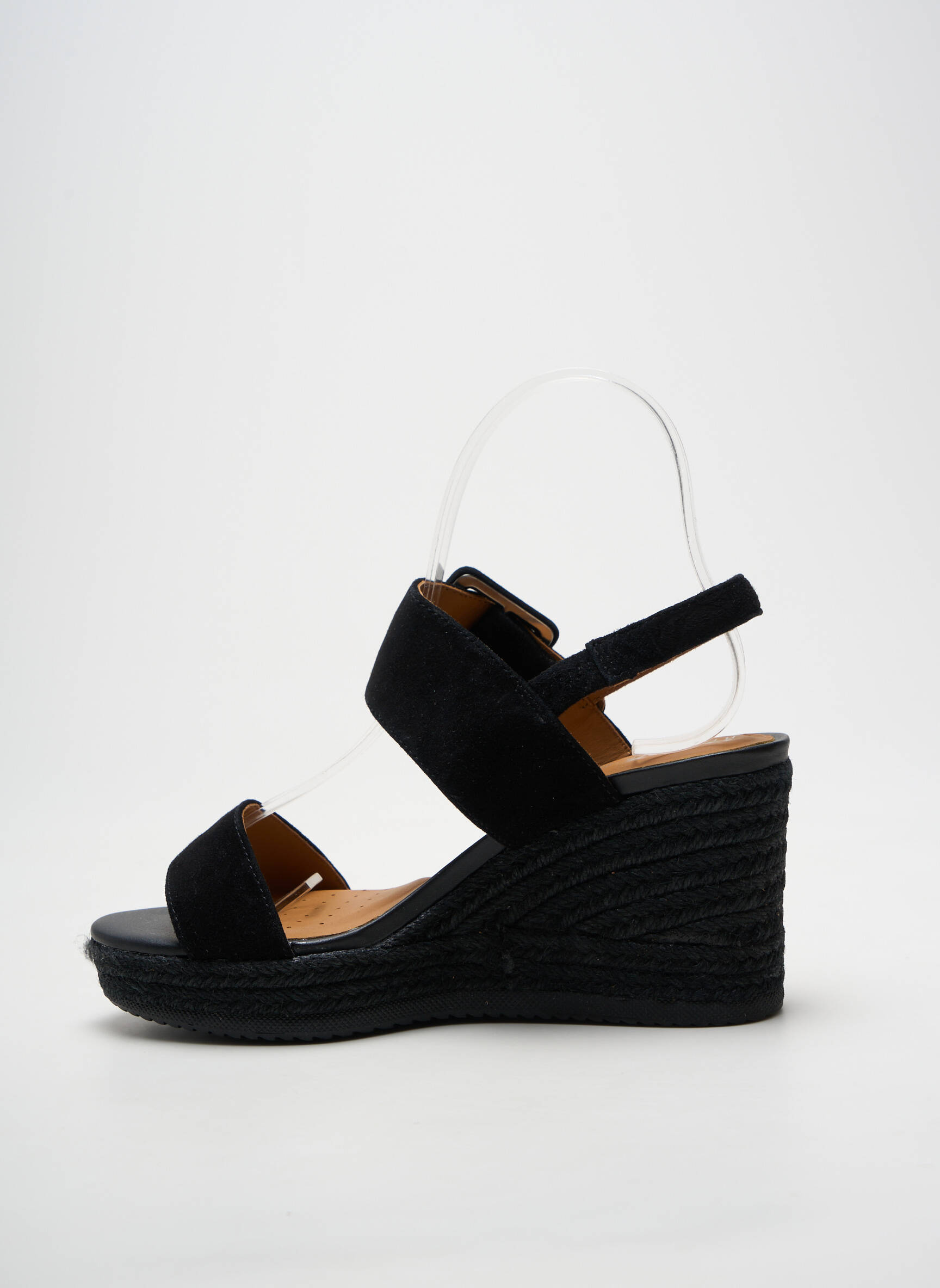 Espadrilės užsegimas kilpa(s) kulnas nuo 7 iki 9 cm juodas GEOX moteris