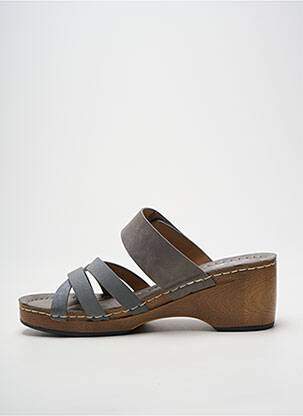 Mule/sabotai amortizuojančios pado tipas kulnas nuo 7 iki 9 cm pilka MORAN'S moteris