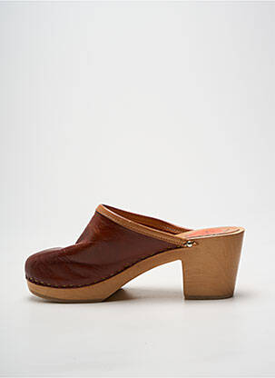 Mule/sabotai kulnas nuo 4 iki 6 cm rudas SWEDI moteris
