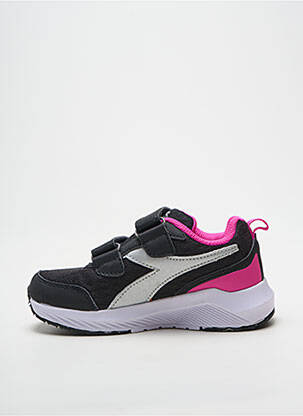 Bėgimo bateliai velcro užsegimas apvalus mygtukas rožinė DIADORA mergina