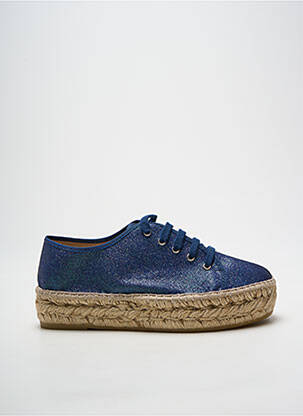 Espadrilės šnervių uždarymas kulnas nuo 4 iki 6 cm mėlyna LA MAISON DE L'ESPADRILLE moteris