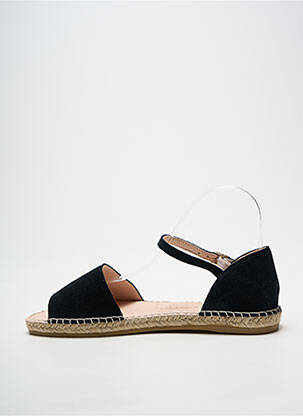 Espadrilės užsegimas kilpa(s) plokščias kulnas iki 3 cm juodas MACARENA moteris