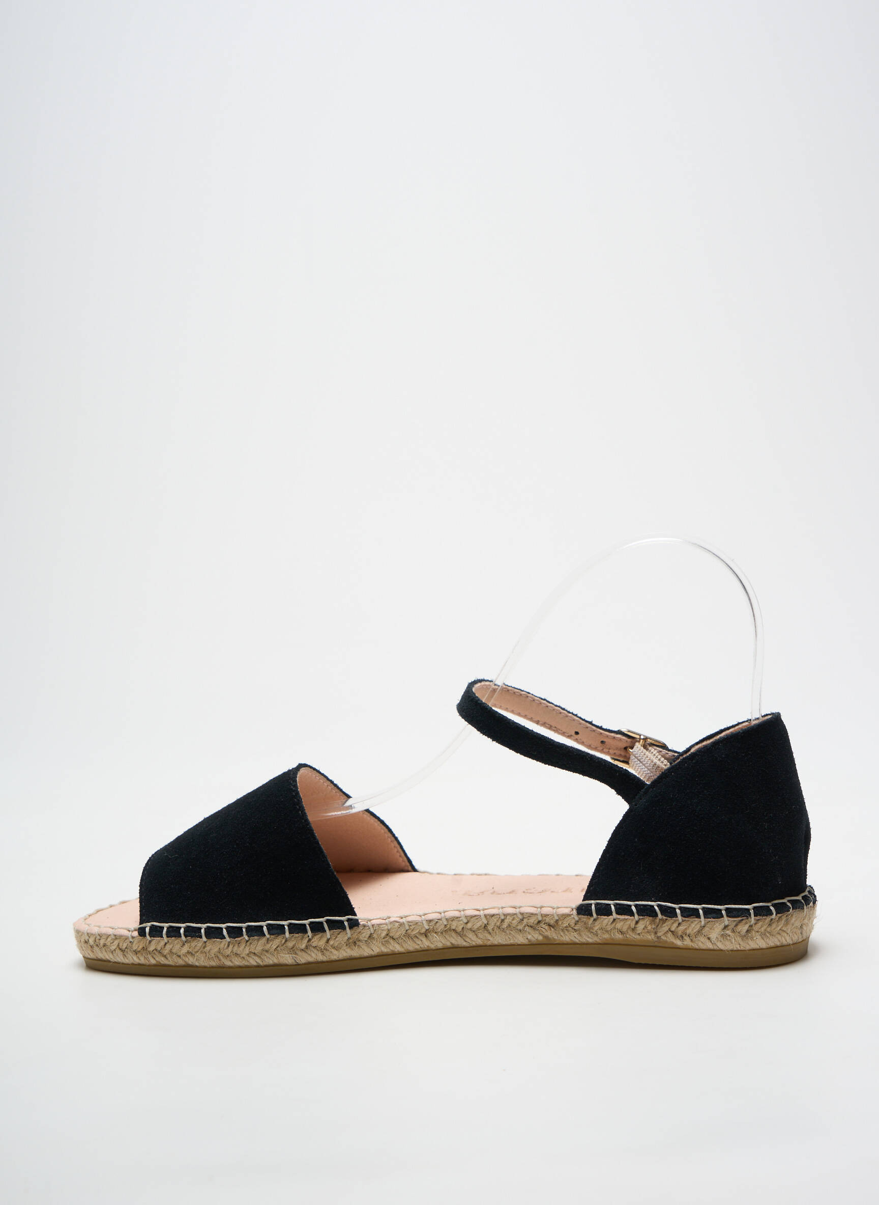 Espadrilės užsegimas kilpa(s) plokščias kulnas iki 3 cm juodas MACARENA moteris