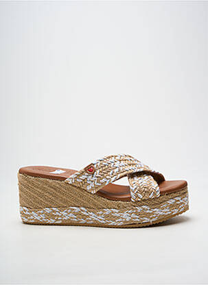 Mule/sabotai atvira pabaiga kulnas nuo 7 iki 9 cm baltas OH ! MY SANDALS moteris