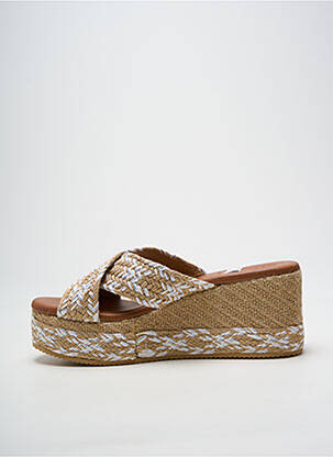 Mule/sabotai atvira pabaiga kulnas nuo 7 iki 9 cm baltas OH ! MY SANDALS moteris