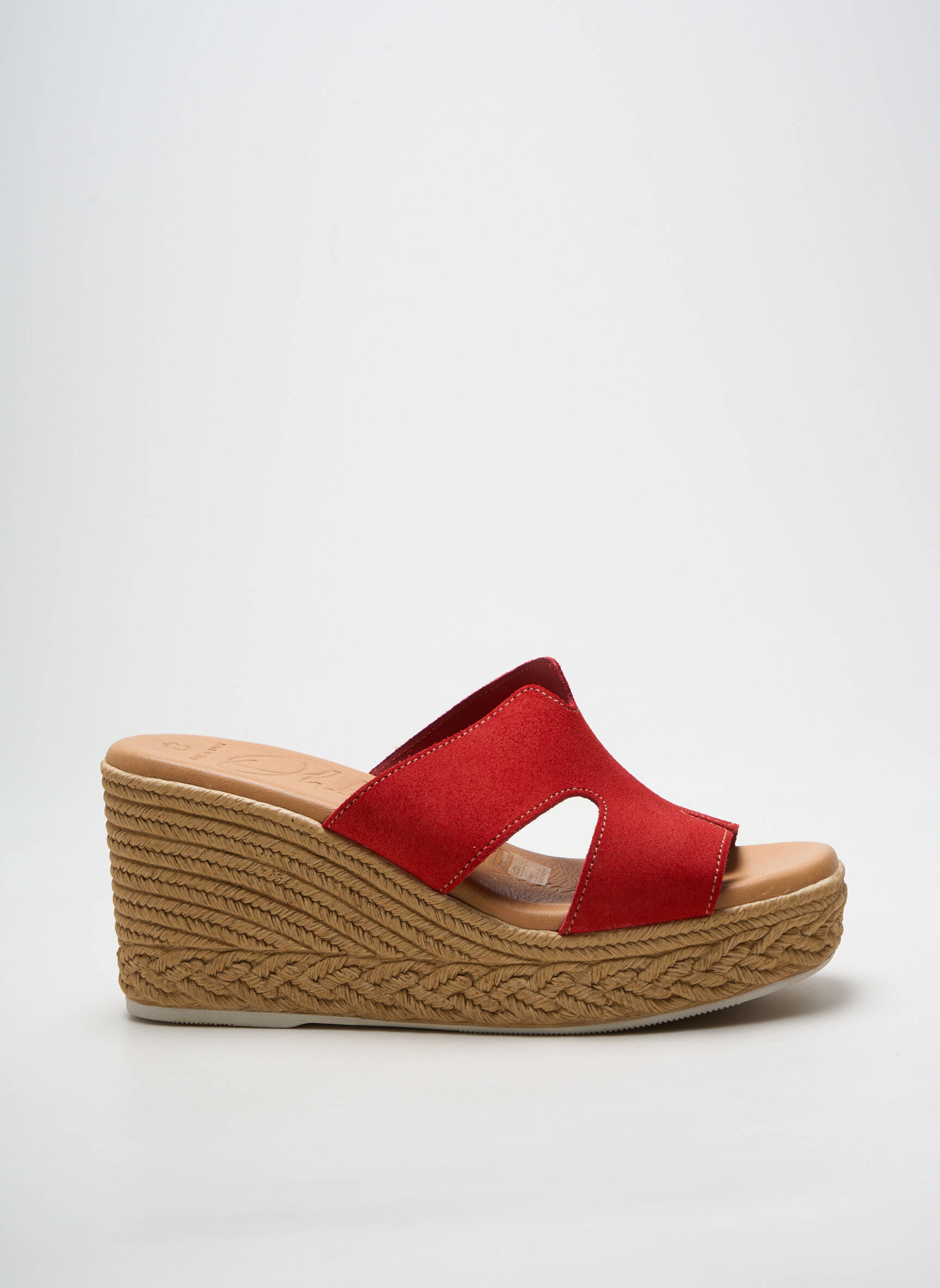 Sandalai/nu pėdos kompensuotas kulnas kulnas nuo 7 iki 9 cm raudona OH ! MY SANDALS moteris