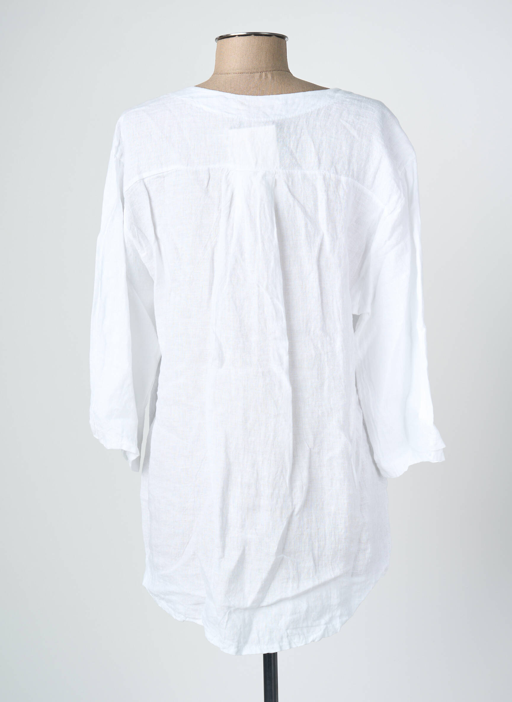 Bluzonai 3/4 rankovės 3/4 rankovės baltas BLANC BOHEME moteris