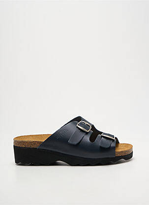 Mule/sabotai satino audinys kulnas nuo 4 iki 6 cm mėlyna ARTIKA SOFT moteris
