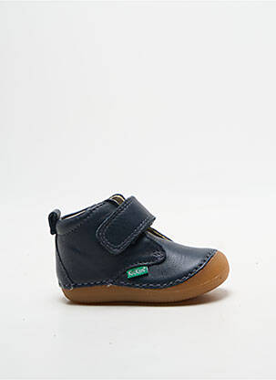 Bateliai velcro užsegimas apvalus mygtukas mėlyna KICKERS berniukas