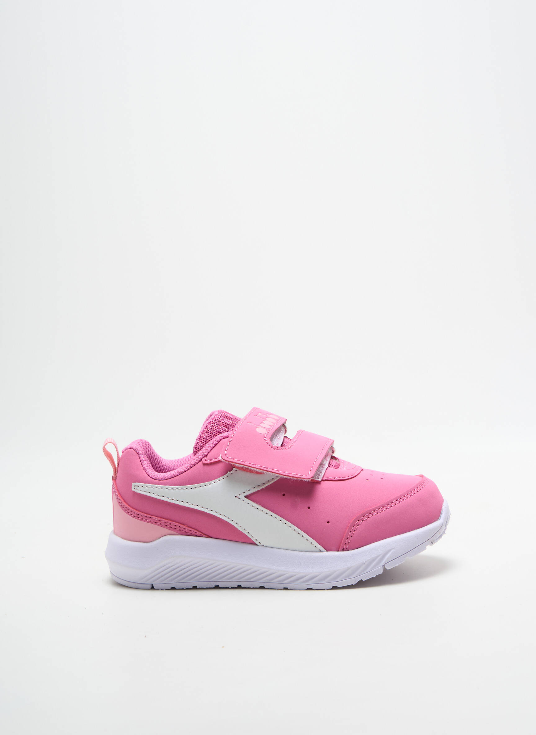 Bėgimo bateliai velcro užsegimas apvalus mygtukas rožinė DIADORA mergina