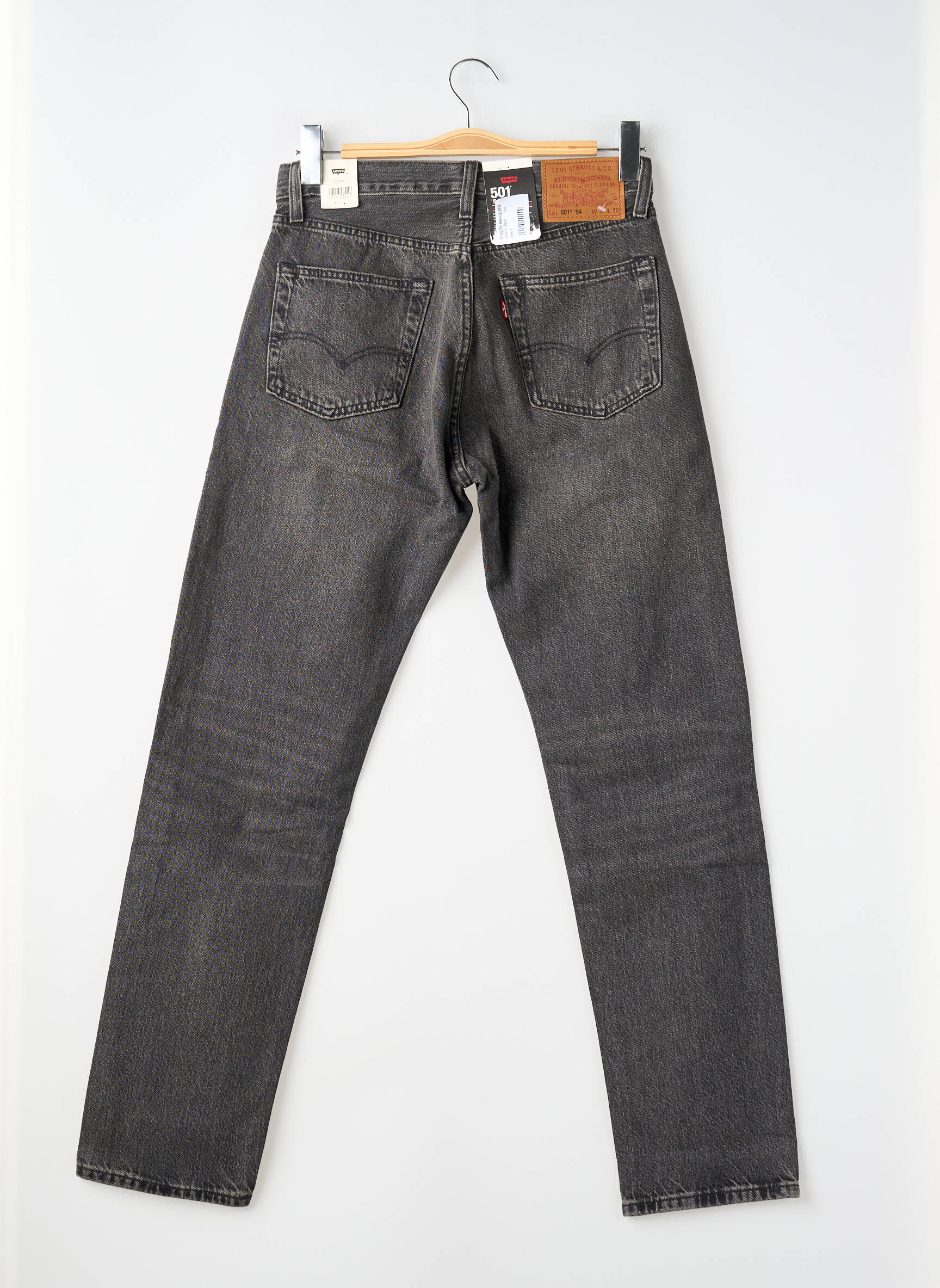 Lieknos džinsai priekinė mygtukų uždarymo sistema normala dydis pilka LEVI'S vyras