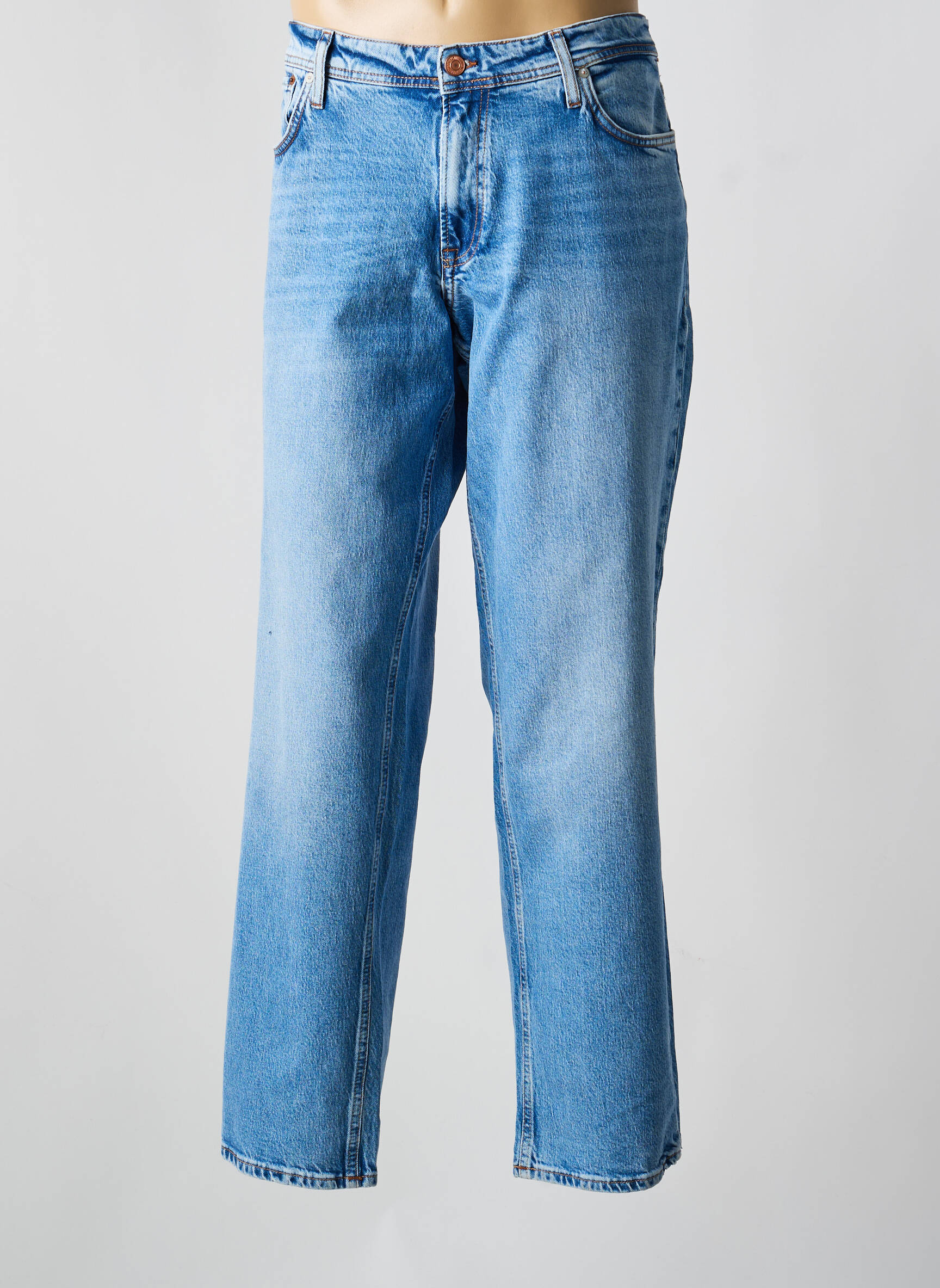 Plačios džinsai tamprumas normala dydis mėlyna JACK & JONES vyras