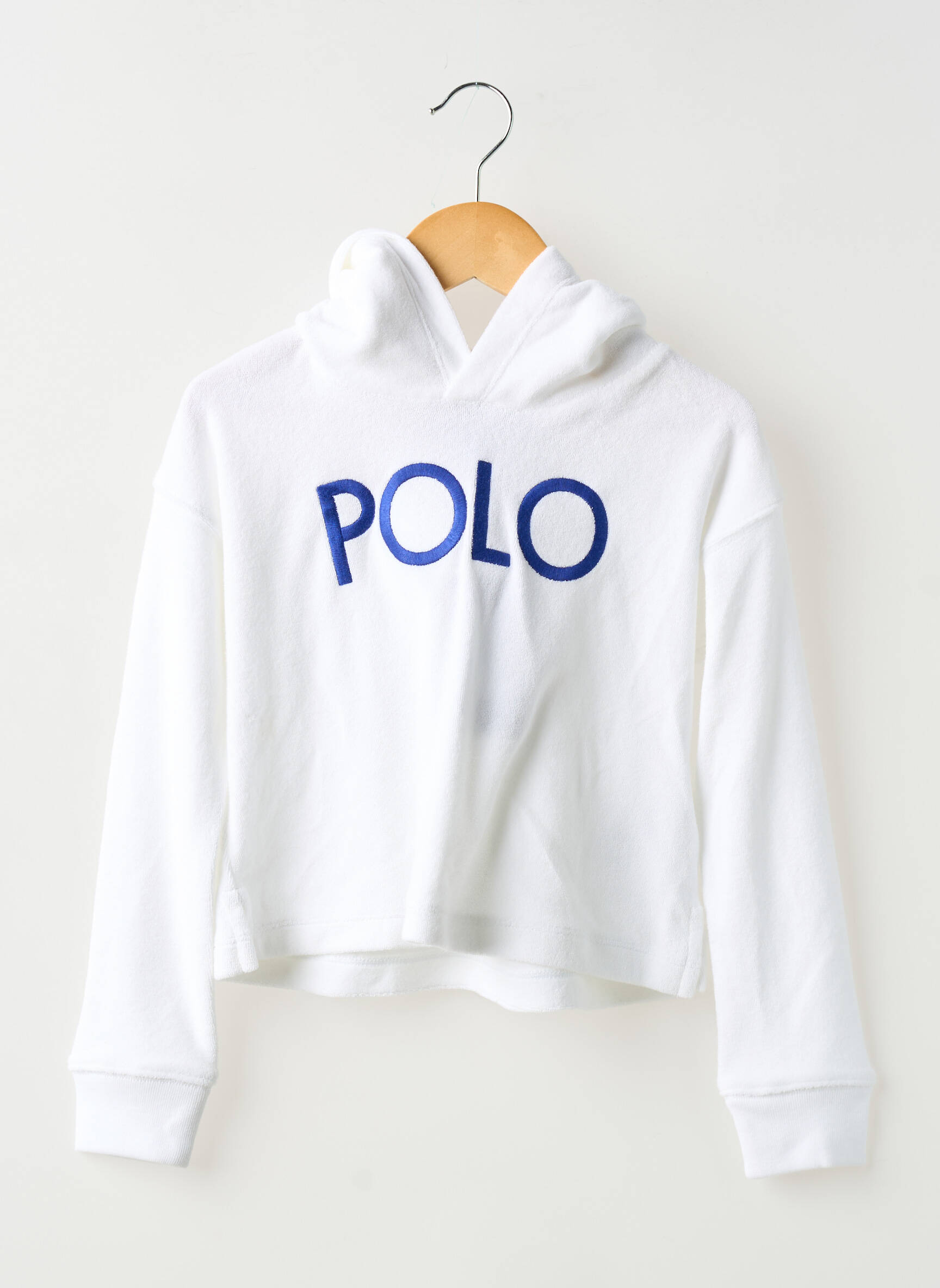 Kapišonas ilgos rankovės ilgos rankovės baltas RALPH LAUREN vaikas