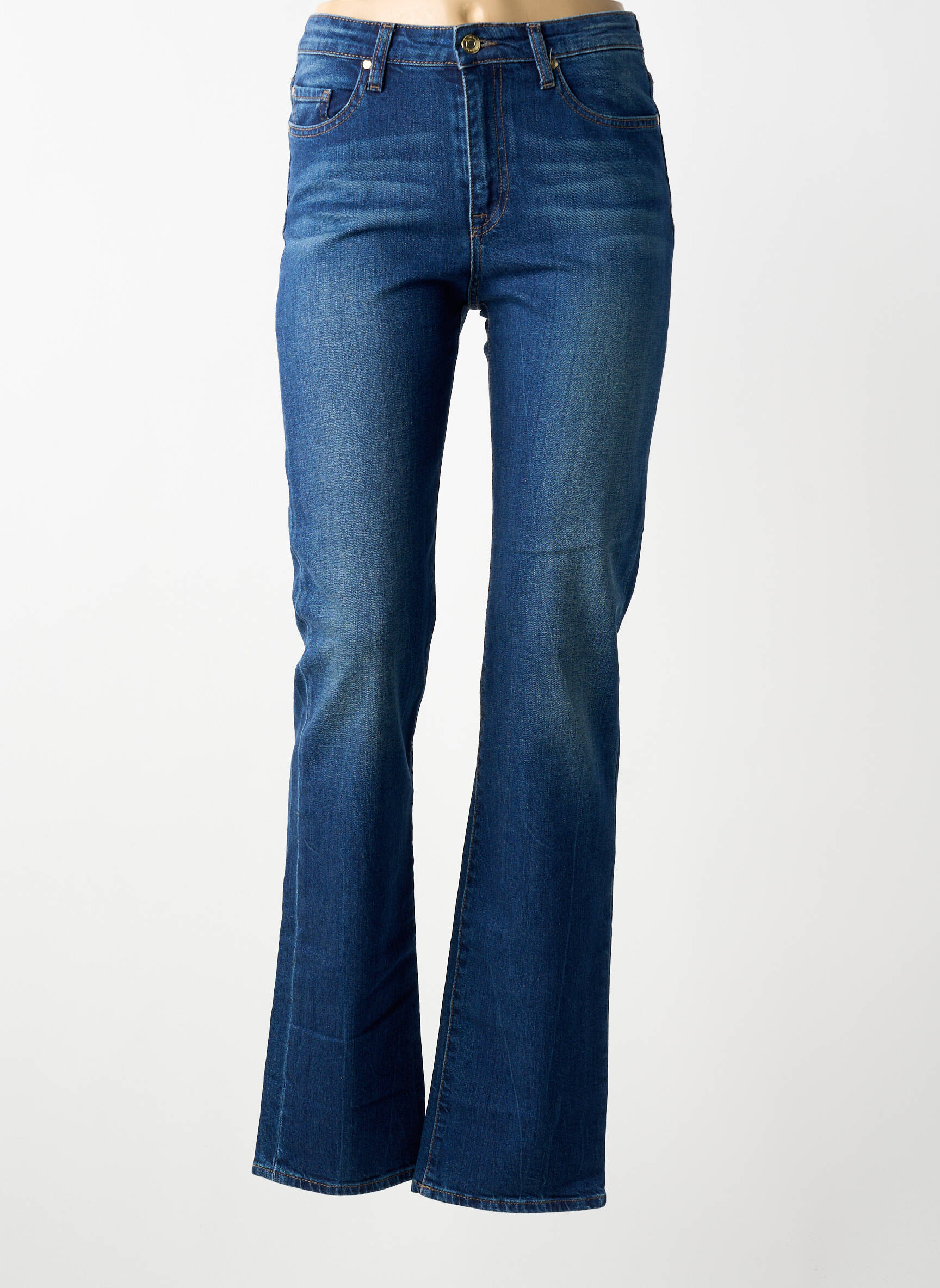 Bootcut džinsai normala dydis normala dydis tamsiai mėlyna VOTRE NOM moteris