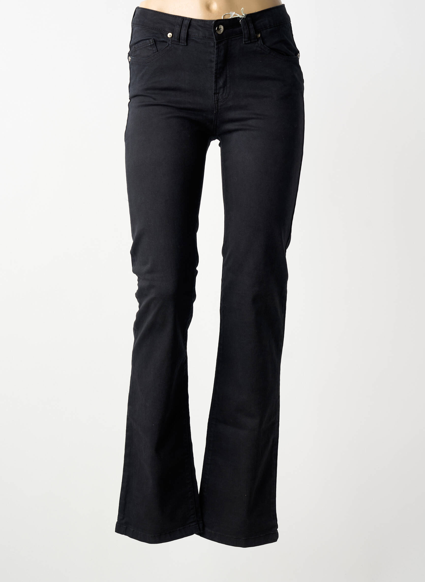 Bootcut džinsai tamprumas juodas VOTRE NOM moteris