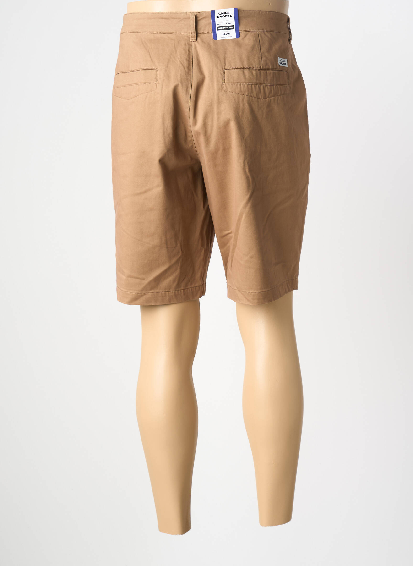 Bermudas tamprumas normala dydis rudas J&JOY vyras