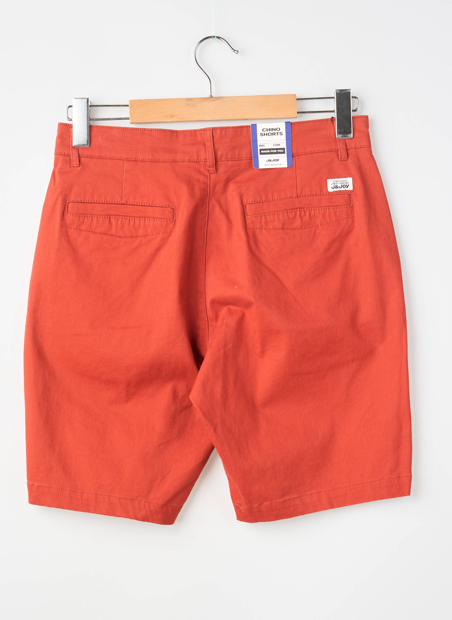 Bermudas tamprumas normala dydis oranžinė J&JOY vyras