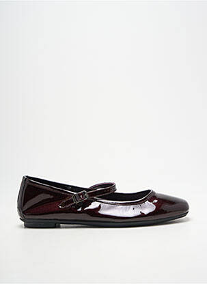 Balerinos lygus medžiaga plokščias kulnas iki 3 cm violetinis REQINS moteris