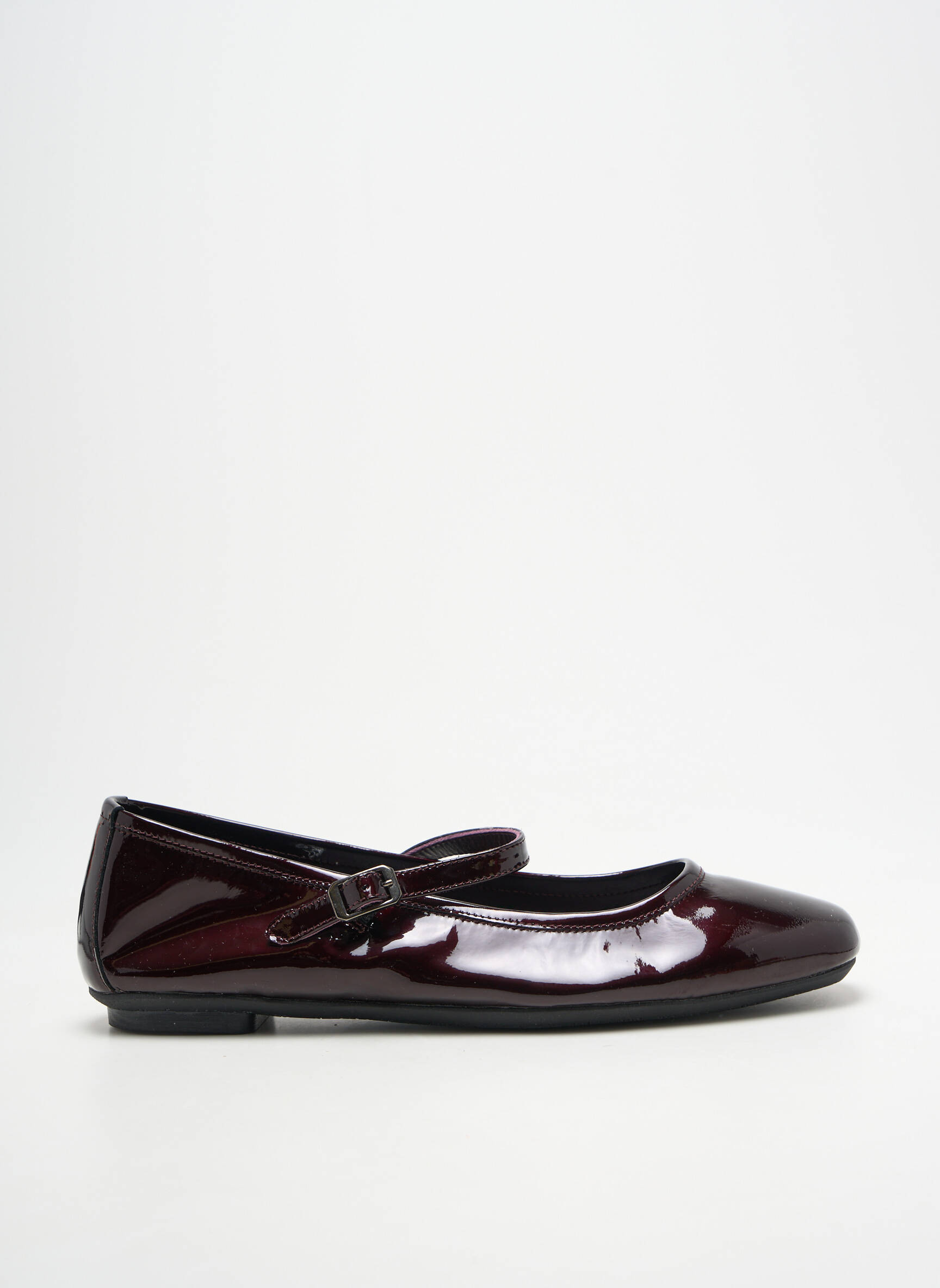 Balerinos lygus medžiaga plokščias kulnas iki 3 cm violetinis REQINS moteris