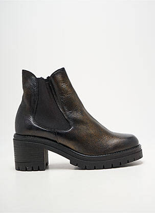 Batai/botai lygus audinys kulnas nuo 7 iki 9 cm rudas COCO ET ABRICOT moteris