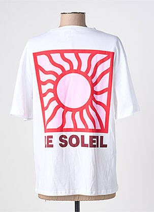 T-marškinys floqué serigrafija trumpas rankovės baltas JS MILLENIUM moteris