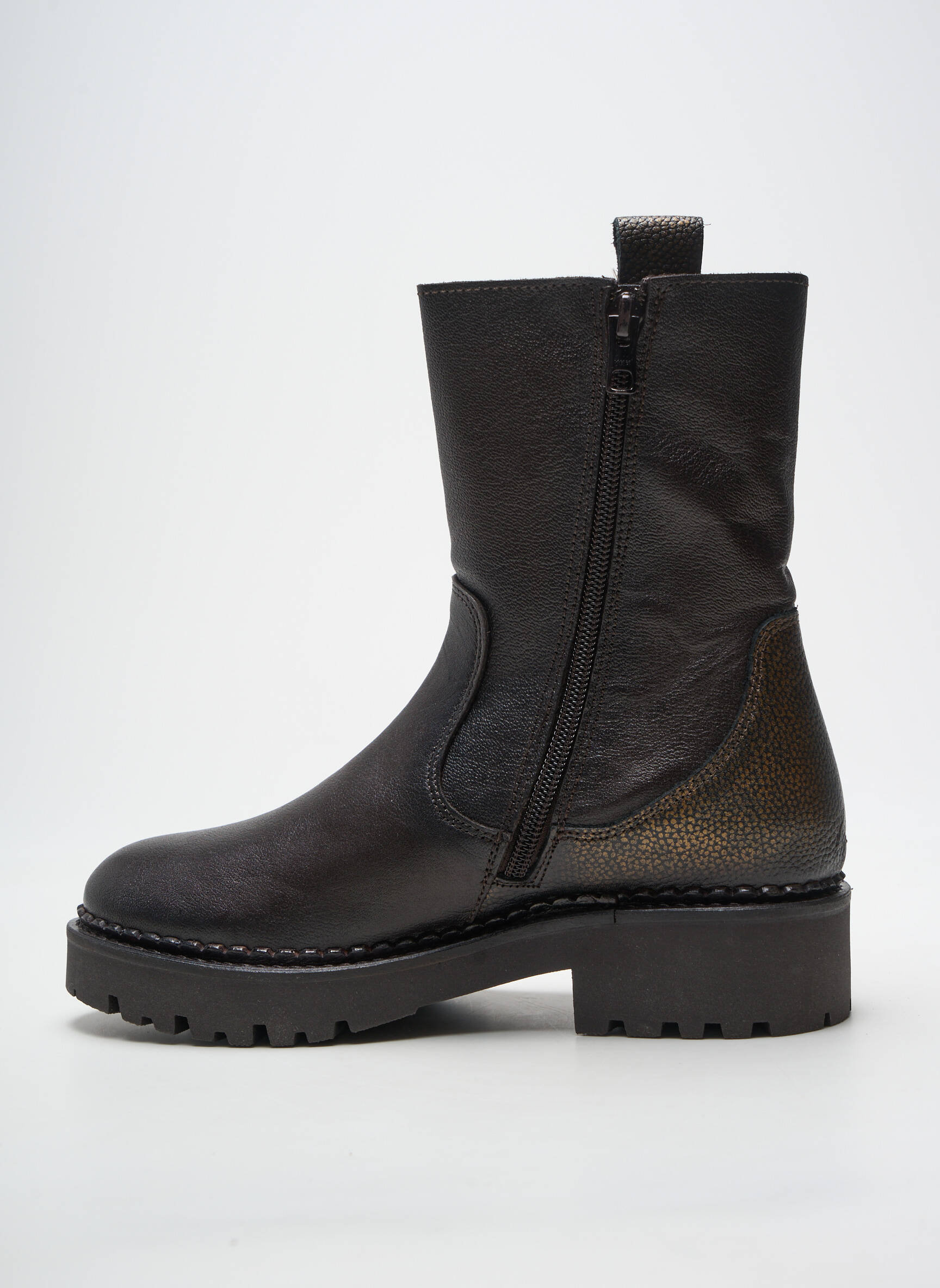 Batai/botai lygus audinys kulnas nuo 4 iki 6 cm rudas COCO ET ABRICOT moteris