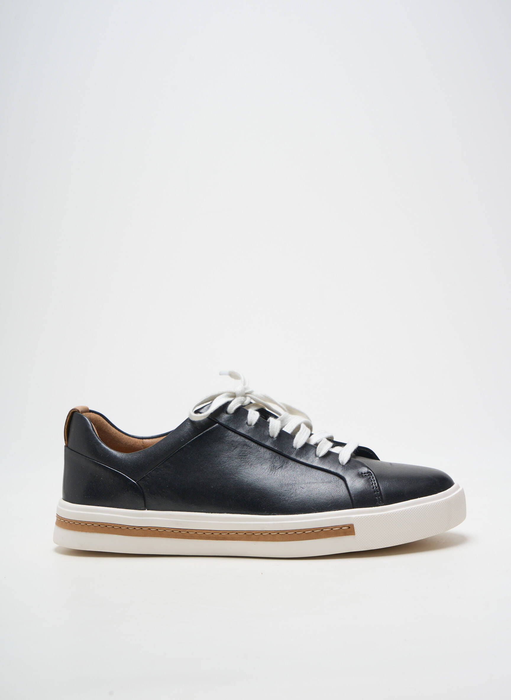 Bėgimo bateliai satino audinys plokščias kulnas iki 3 cm juodas UNSTRUCTURED BY CLARKS moteris