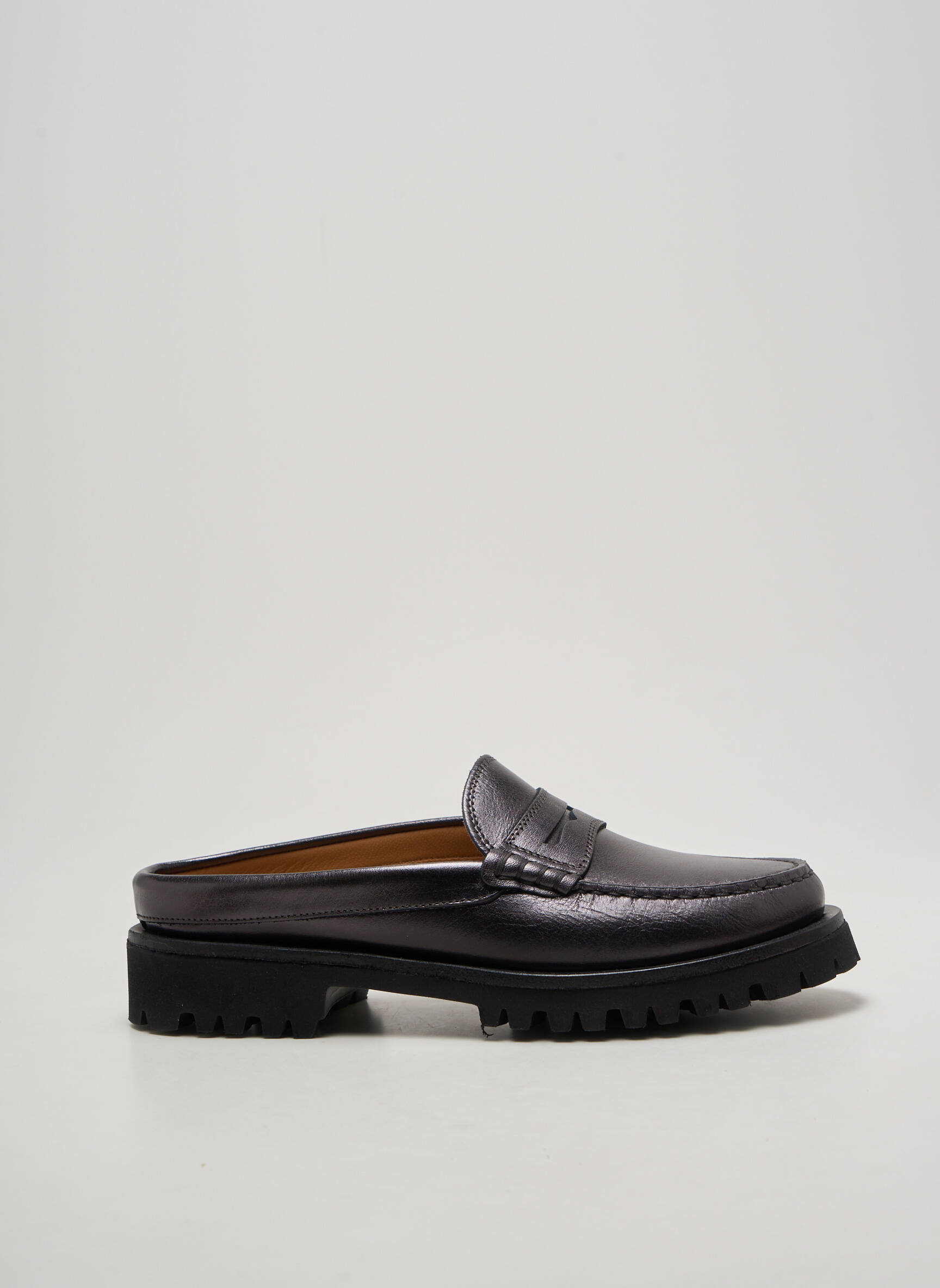 Mule/sabotai satino audinys plokščias kulnas iki 3 cm juodas SESA FOOTWEAR moteris