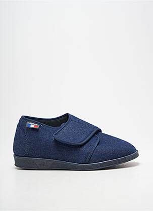 Bateliai/pantofliai velcro užsegimas plokščias kulnas iki 3 cm mėlyna LA VAGUE moteris