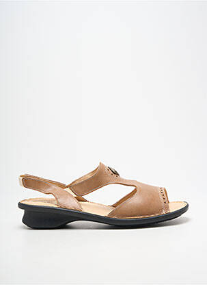 Sandalai/nu pėdos atvira pabaiga kulnas nuo 4 iki 6 cm rudas PEDI GIRL moteris