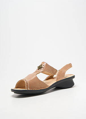 Sandalai/nu pėdos atvira pabaiga kulnas nuo 4 iki 6 cm rudas PEDI GIRL moteris