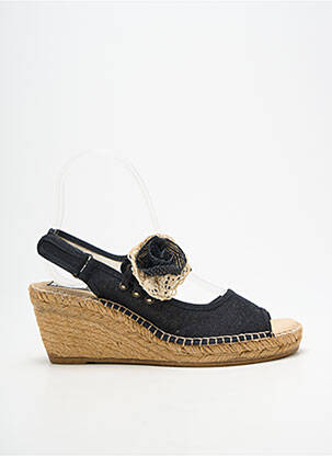 Espadrilės atvira pabaiga kulnas nuo 7 iki 9 cm juodas METAMORF'OSE moteris