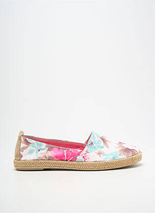 Espadrilės apvalus mygtukas plokščias kulnas iki 3 cm rožinė LA VAGUE moteris