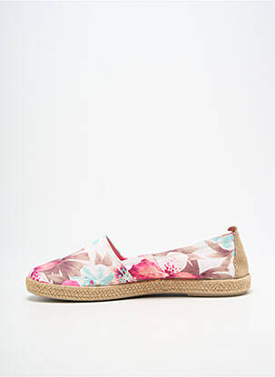 Espadrilės apvalus mygtukas plokščias kulnas iki 3 cm rožinė LA VAGUE moteris