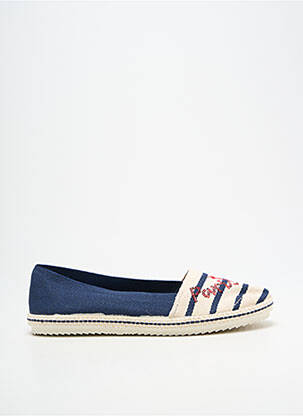 Espadrilės satino audinys plokščias kulnas iki 3 cm mėlyna LA VAGUE moteris