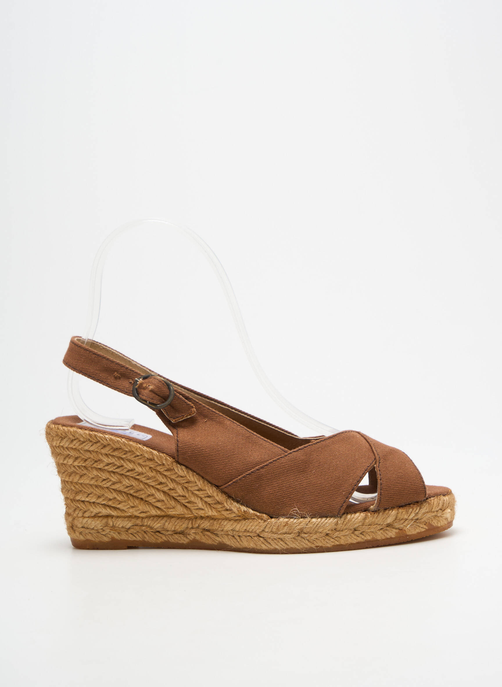 Espadrilės užsegimas kilpa(s) kulnas nuo 7 iki 9 cm rudas LA VAGUE moteris