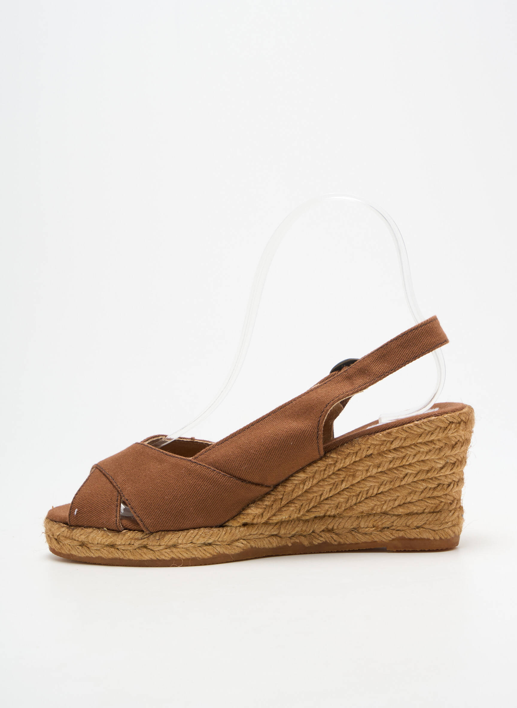 Espadrilės užsegimas kilpa(s) kulnas nuo 7 iki 9 cm rudas LA VAGUE moteris