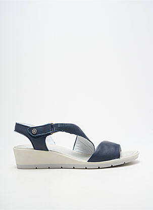 Sandalai/nu pėdos atvira pabaiga kulnas nuo 4 iki 6 cm mėlyna ENVAL SOFT moteris