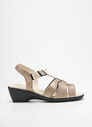 Sandalai/nu pėdos atvira pabaiga kulnas nuo 4 iki 6 cm auksas PEDI GIRL moteris