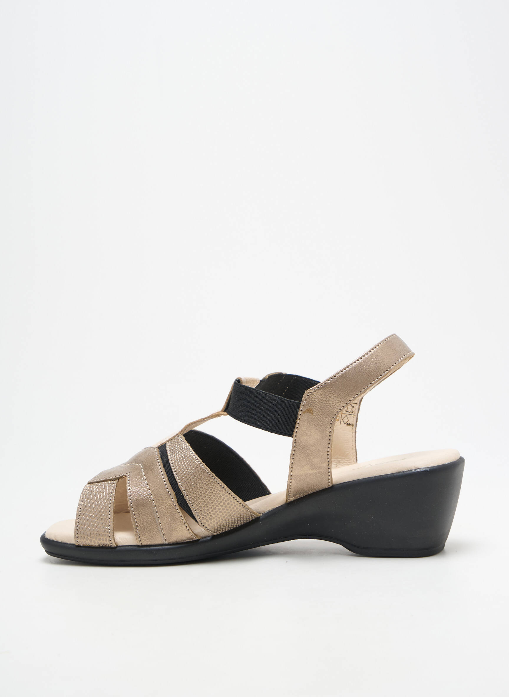 Sandalai/nu pėdos atvira pabaiga kulnas nuo 4 iki 6 cm auksas PEDI GIRL moteris