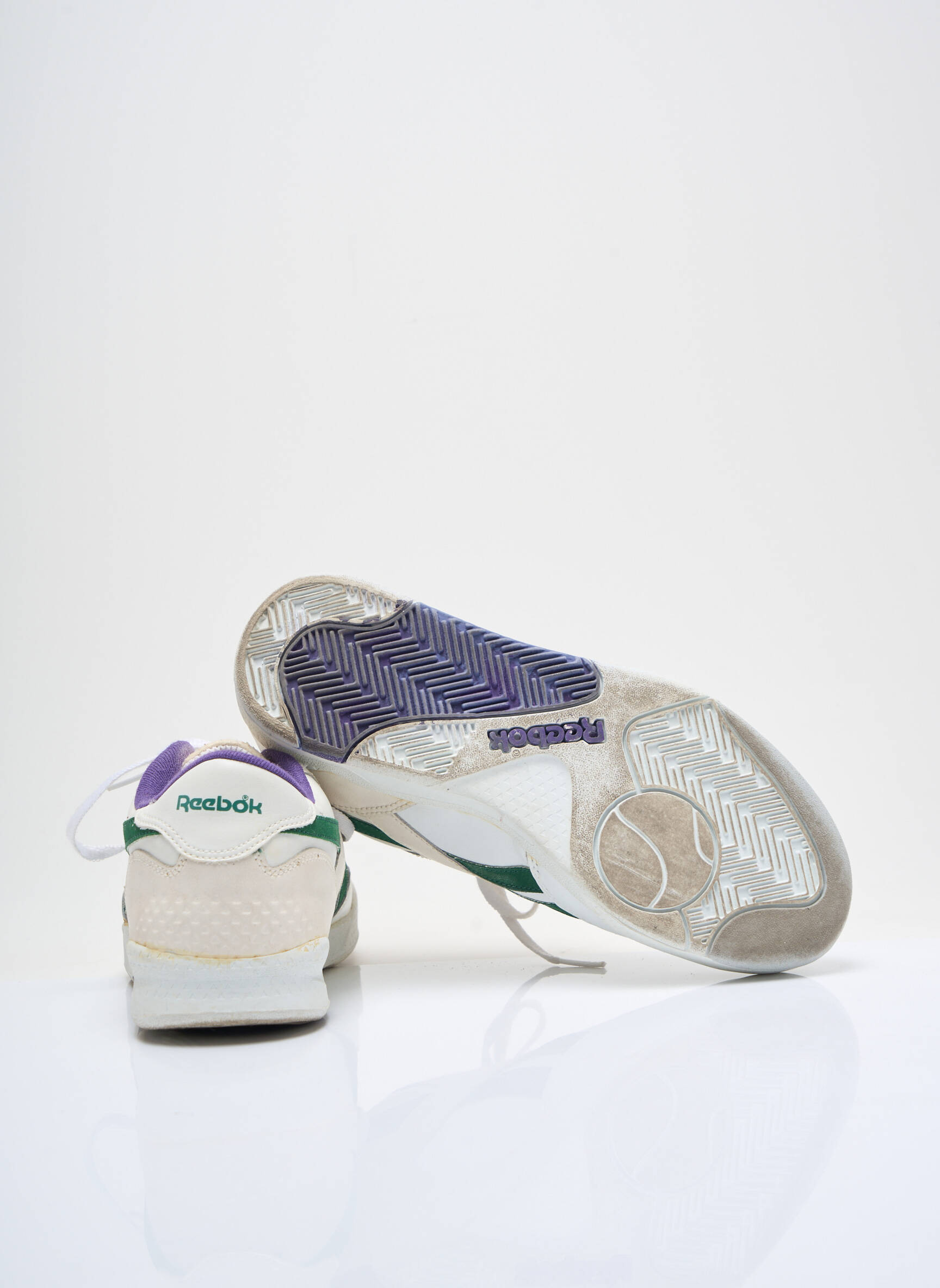 Bėgimo bateliai apvalus mygtukas plokščias kulnas iki 3 cm baltas REEBOK moteris