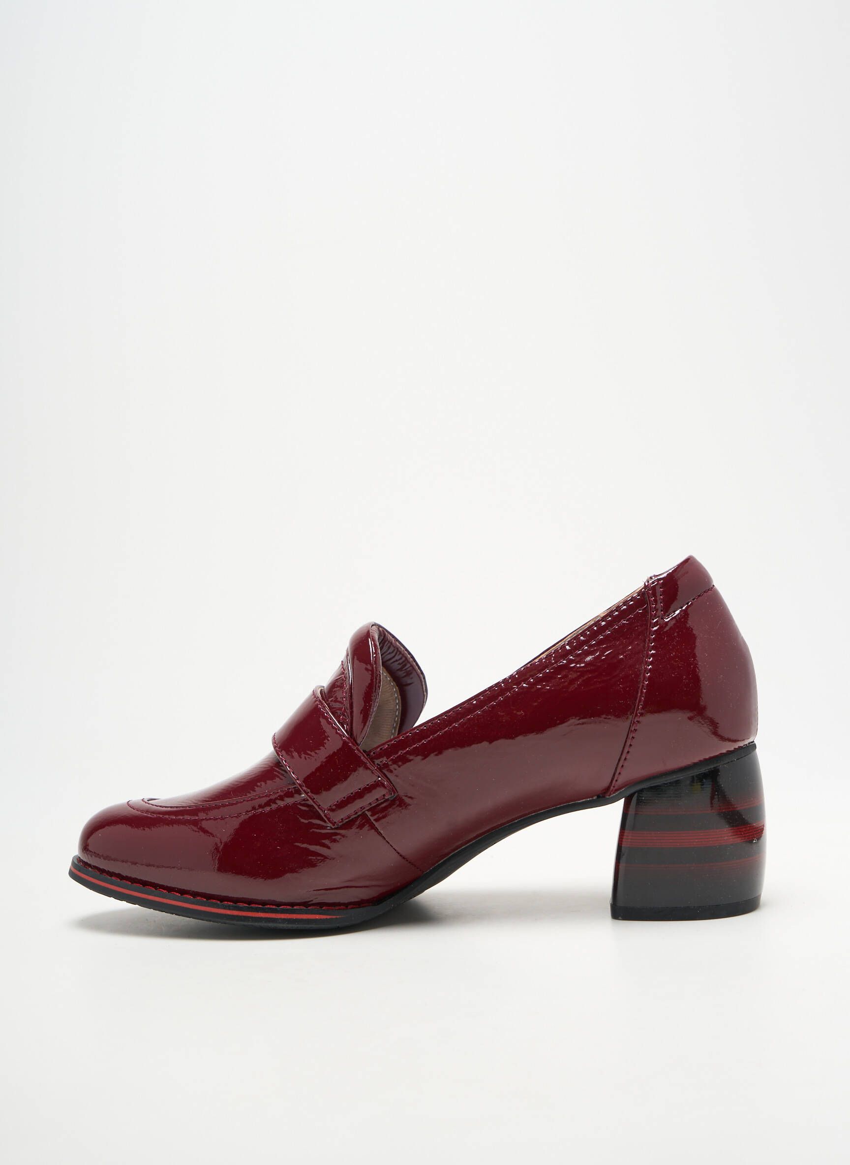Mokasīnai lygus medžiaga kulnas nuo 4 iki 6 cm violetinis LAURA VITA moteris