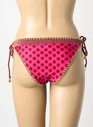 Maudymosi kelnaitės fantazijos raštas bikini rožinė BANANA MOON moteris